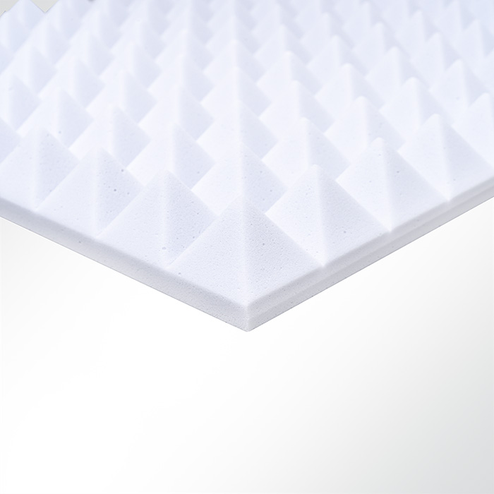 Pyramidenschaumstoff Noppenschaum Basotect® B weiß