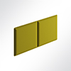 Vorschau QP Square Akustikpaneele Akustikplatten Schallabsorber 59x118cm Gelb 0053 VE 2 Stück Maigrün 0426