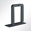 Vorschau QP Akustikpaneele-Halterung bündig zur Wand für Single Paneel Schwarz 7016 Schwarz 7016
