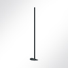 Vorschau QP Akustikpaneele Pole-Mode Stange Ø4cm Höhe 180cm 1/2 Fuß Ø34cm Grau 7035 Schwarz 7016