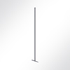 Vorschau QP Akustikpaneele Pole-Mode Stange Ø4cm Höhe 180cm Fuß L: 34cm Weiß 9003 Grau 7035