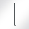 Vorschau QP Akustikpaneele Pole-Mode Stange Ø4cm Höhe 180cm Fuß L: 34cm Weiß 9003 Schwarz 7016