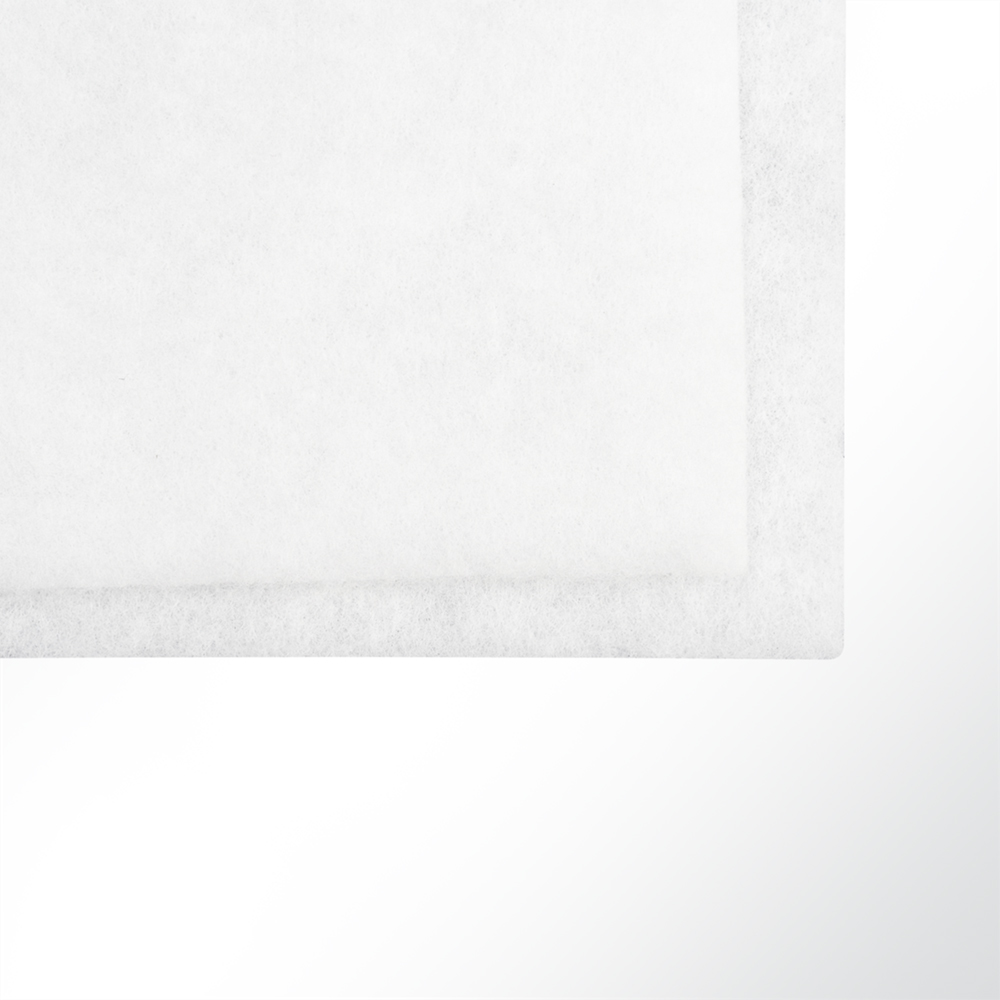 Artikelbild Kaschierte Polsterwatte klettfähig weiß 100g/m² Breite 150cm Stärke 10mm