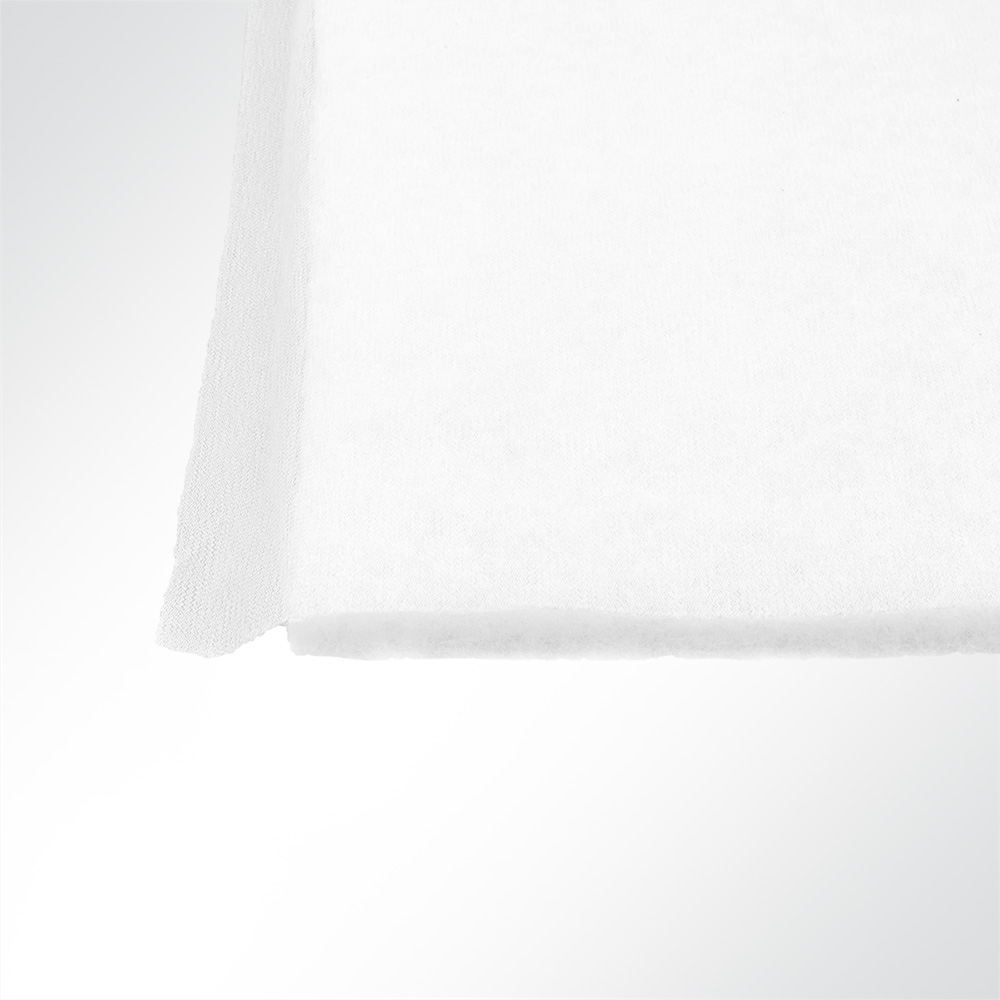Artikelbild Kaschierte Polsterwatte klettfähig weiß 200g/m² Breite 150cm Stärke 20mm
