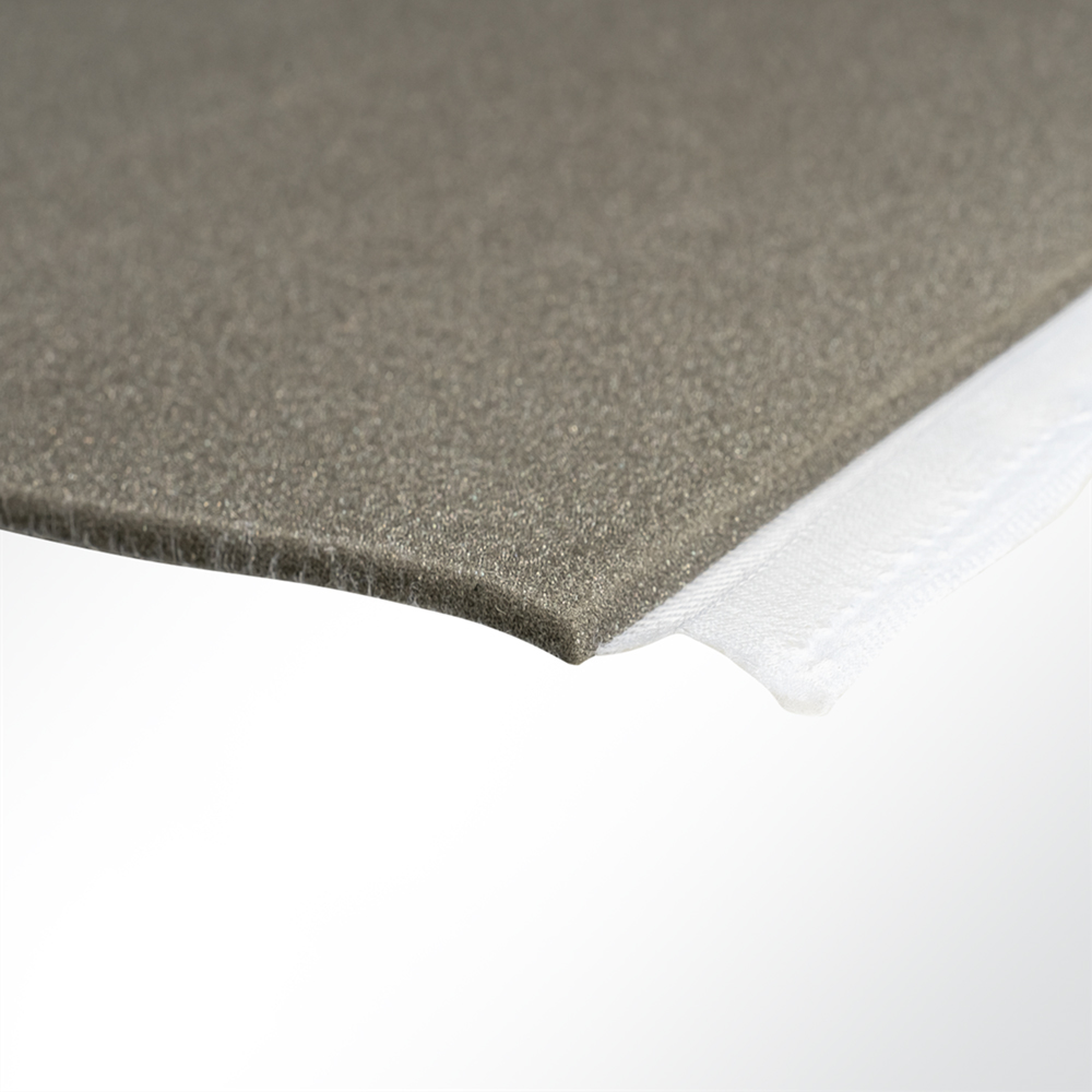 Artikelbild Auto Schaumstoff RG 25 anthrazit kaschiert weiß 5mm Breite 150cm