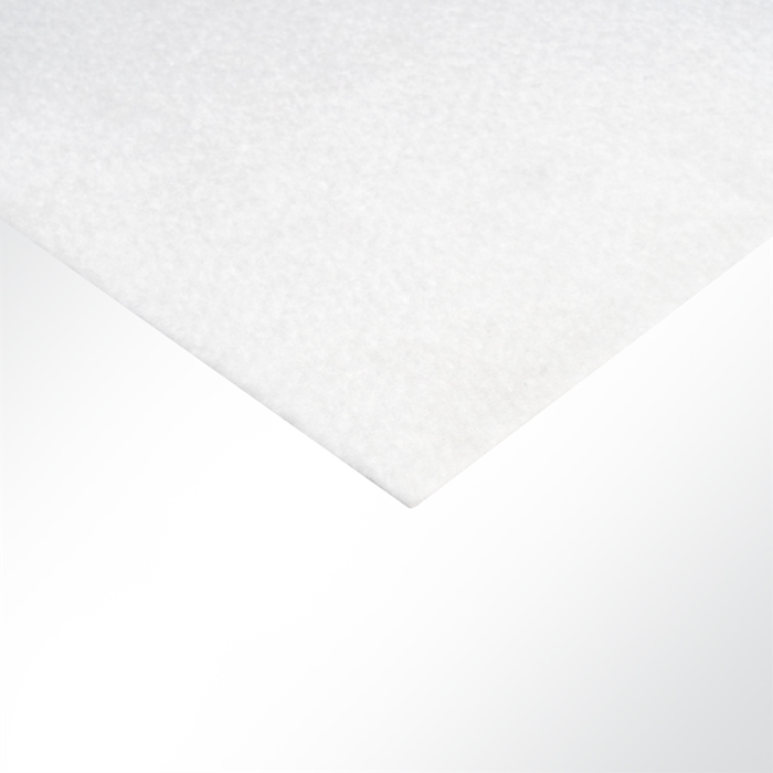 Volumenvlies thermisch gebunden und genadelte weiß