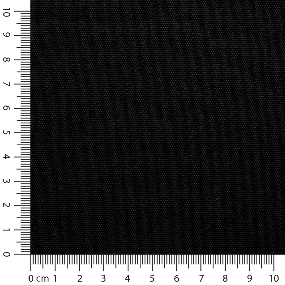 Artikelbild Outdoor Polsterstoff Uni für Gartenmöbel, Kissen Breite 160cm 240g/m² Schwarz
