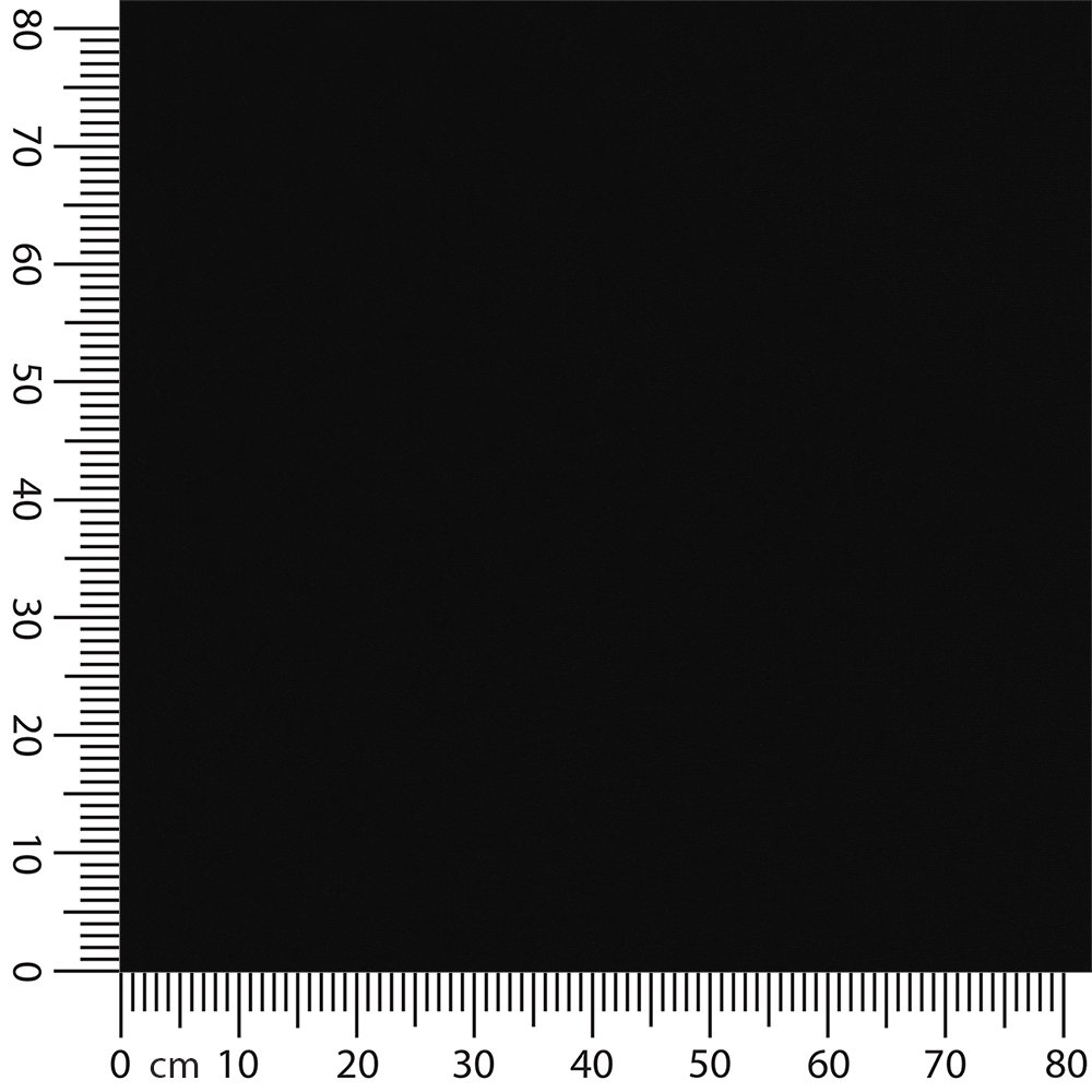 Artikelbild Outdoor Polsterstoff Uni für Gartenmöbel, Kissen Breite 160cm 240g/m² Schwarz