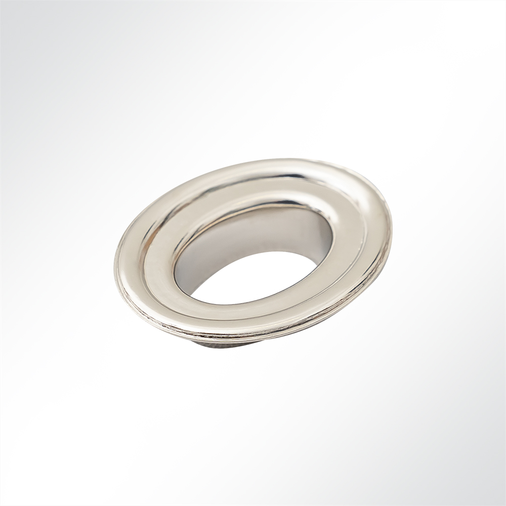 Artikelbild Drehverschluss 40x12x27mm Messing vernickelt mit Gegenplatte und Ovalöse 19,5x12x9mm