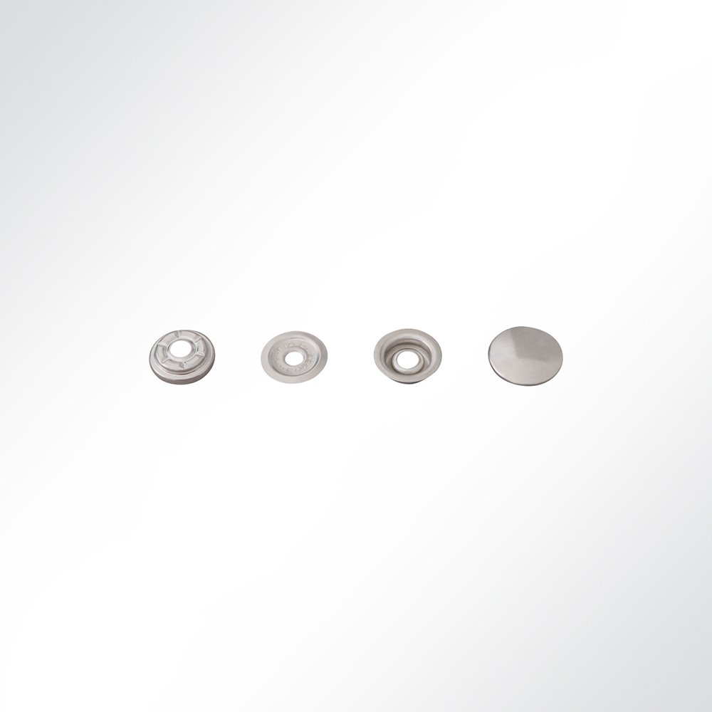 Artikelbild Druckknöpfe 15mm Edelstahl rostfrei