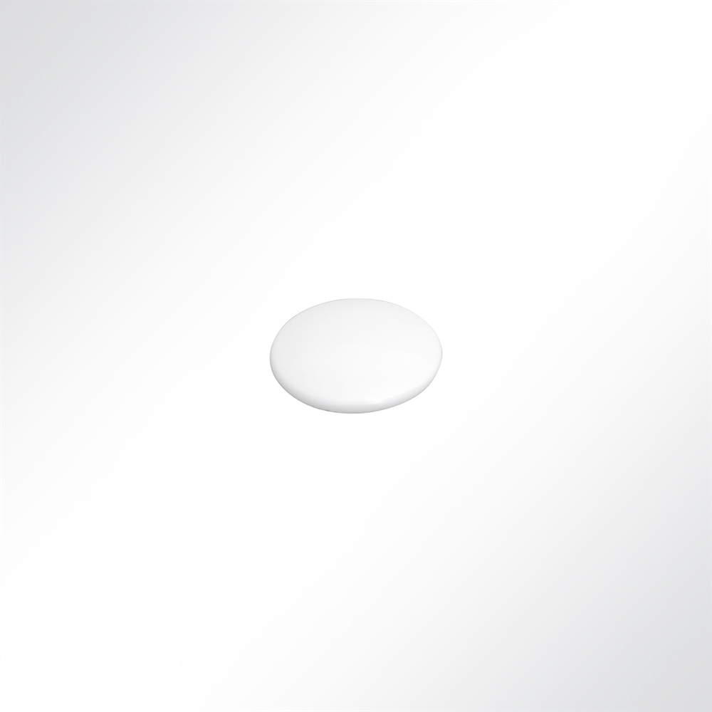 Artikelbild Druckknopf Kappe D15 Weiß