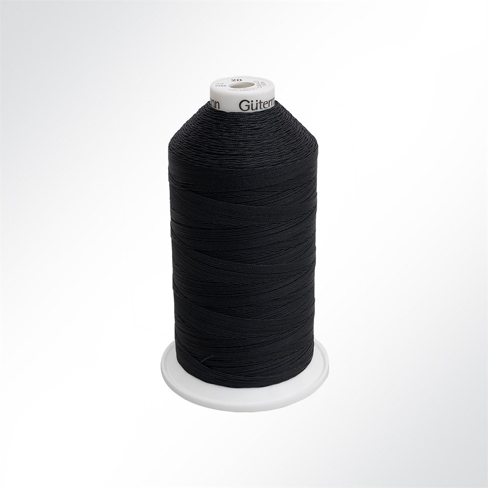 Artikelbild Solbond - bondierter Polyester Spezialnähfaden No./Tkt. 20, 1500m, antrazit 9356