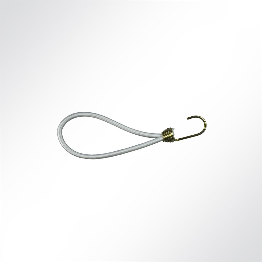 Artikelbild Expanderschlingen Planenspanner mit Spiralhaken 20cm weiß