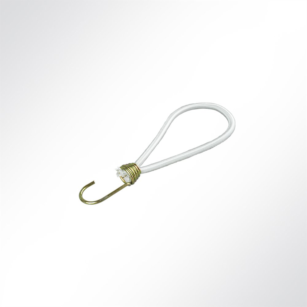 Artikelbild Expanderschlingen Planenspanner mit Spiralhaken 20cm weiß