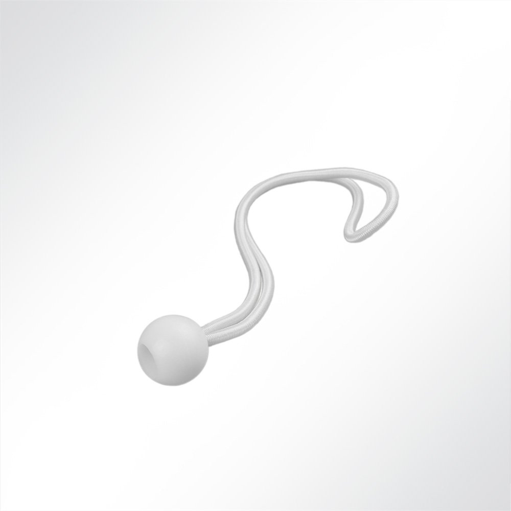 Artikelbild Expanderschlingen weiß 25cm mit weißer Kugel