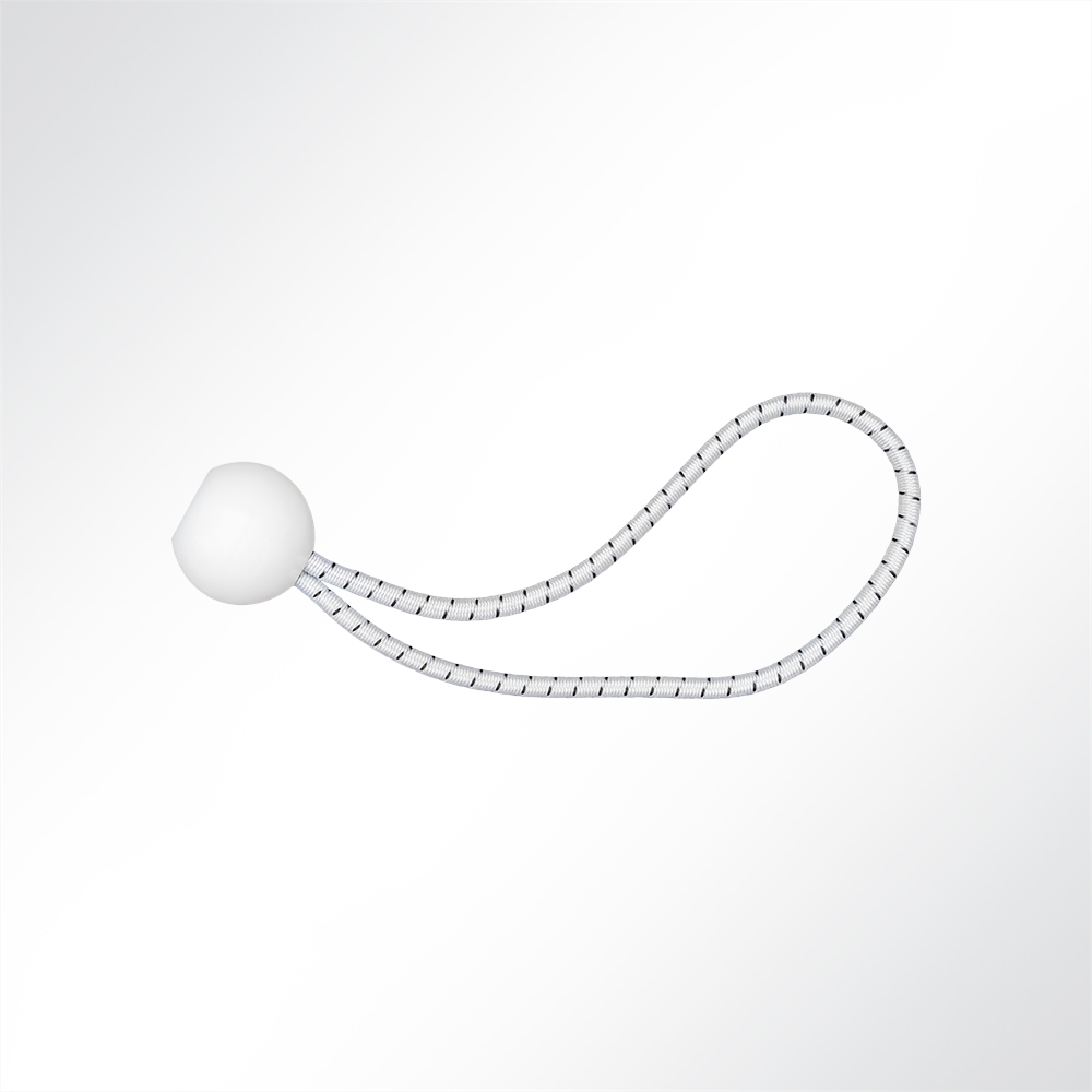 Artikelbild Expanderschlingen schwarz/weiß 15cm mit weißer Kugel