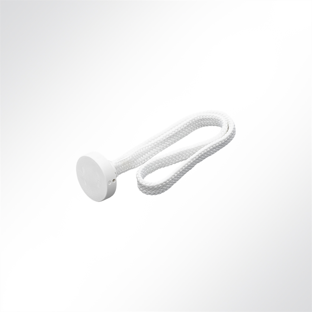 Artikelbild Spanngummi mit Knopf weiß/weiß 250mm