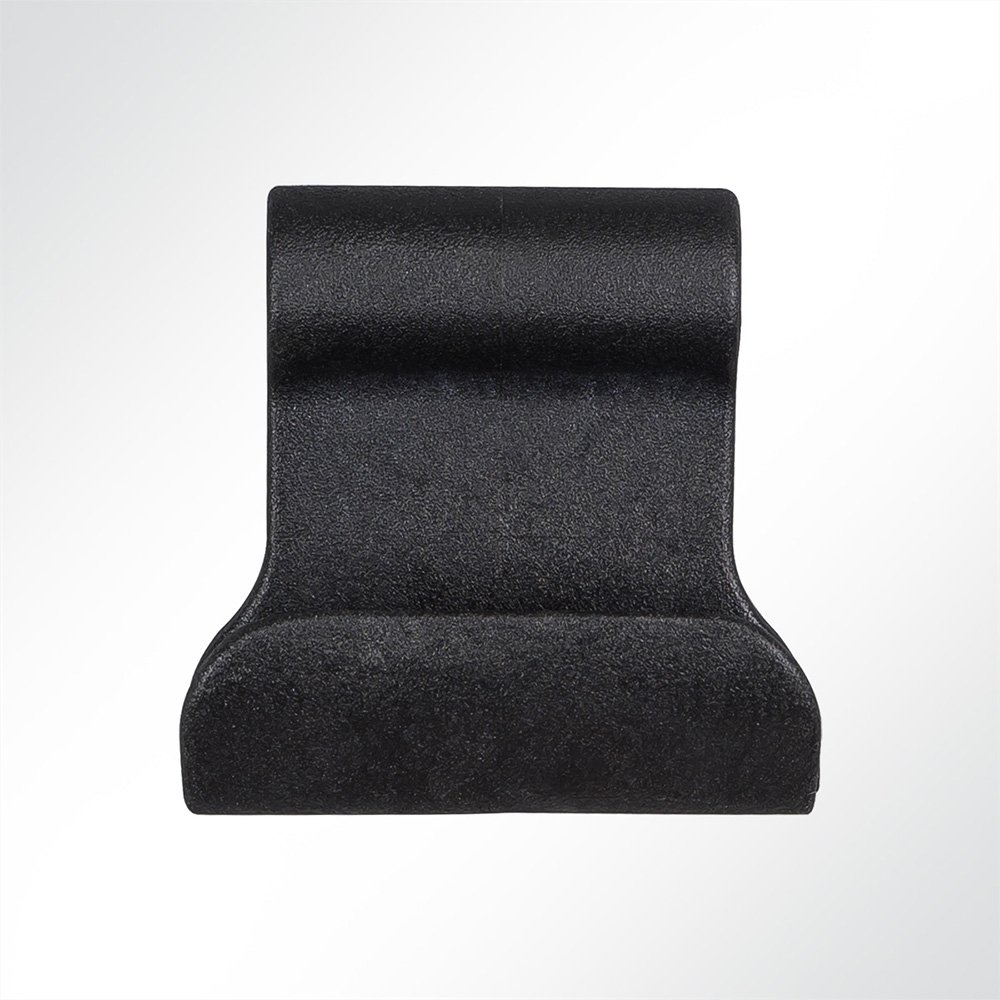 Artikelbild Kunststoff-Doppelhaken für 6-8mm Expanderseil schwarz