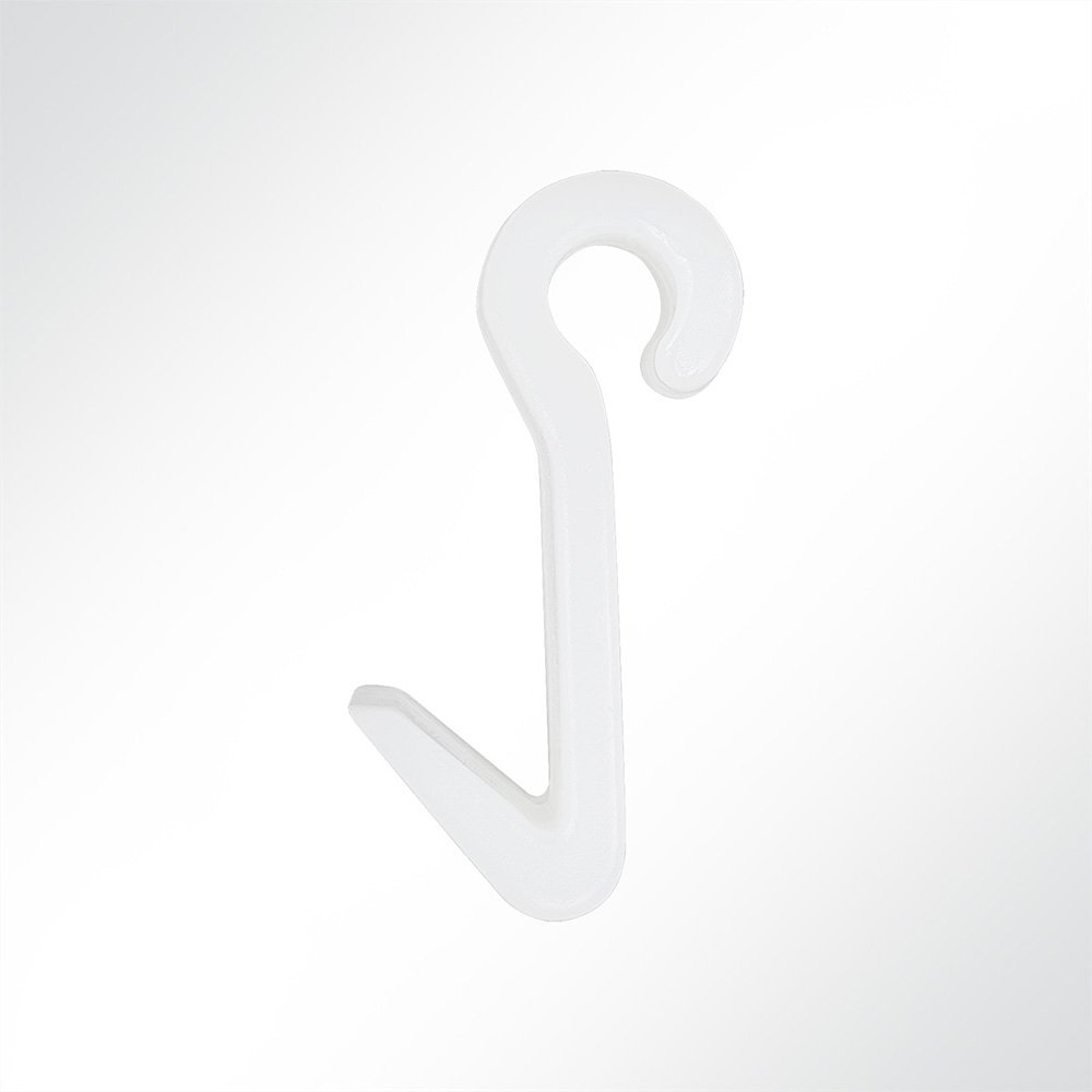 Artikelbild Kunststoff Haken für Expanderseil 6-8mm weiß