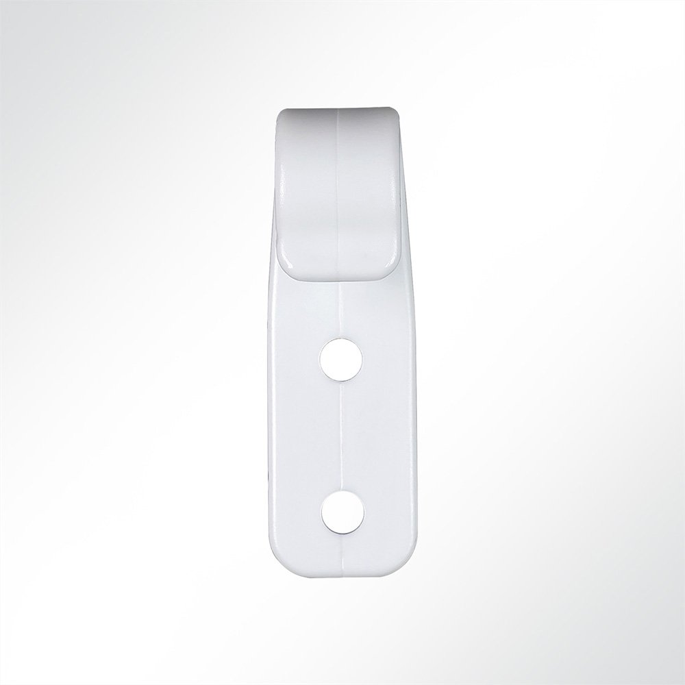 Artikelbild Planenhaken Kunststoff offen weiß 60x19,5