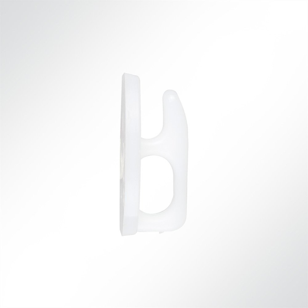 Artikelbild Kombi Nylonhaken mit Ring weiß