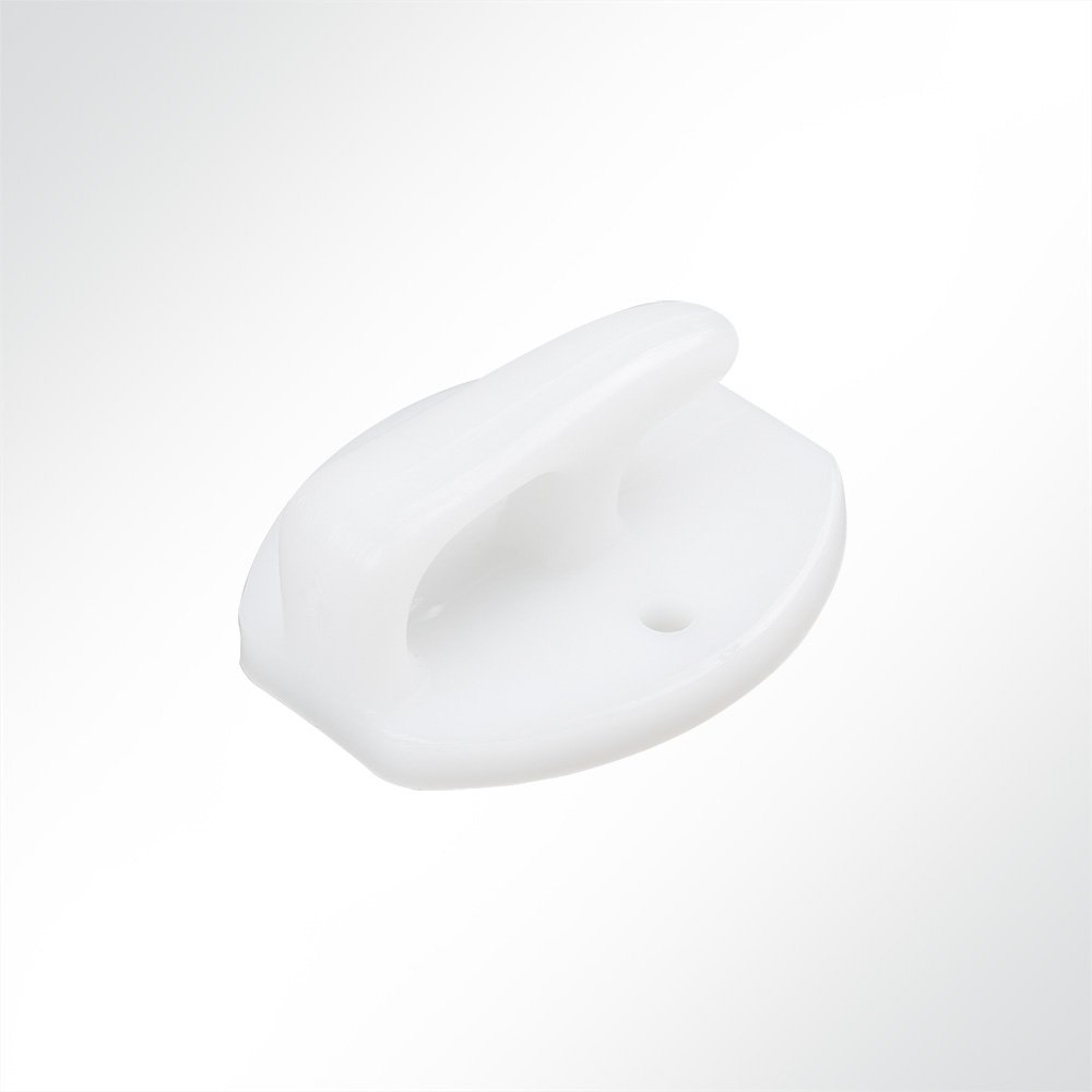 Artikelbild Kombi Nylonhaken mit Ring weiß