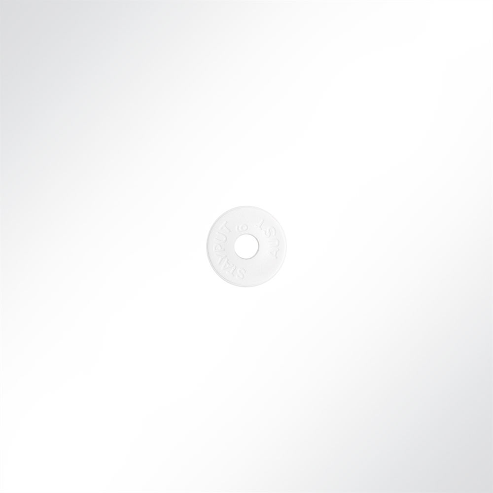 Artikelbild Knopf für Clip weiß