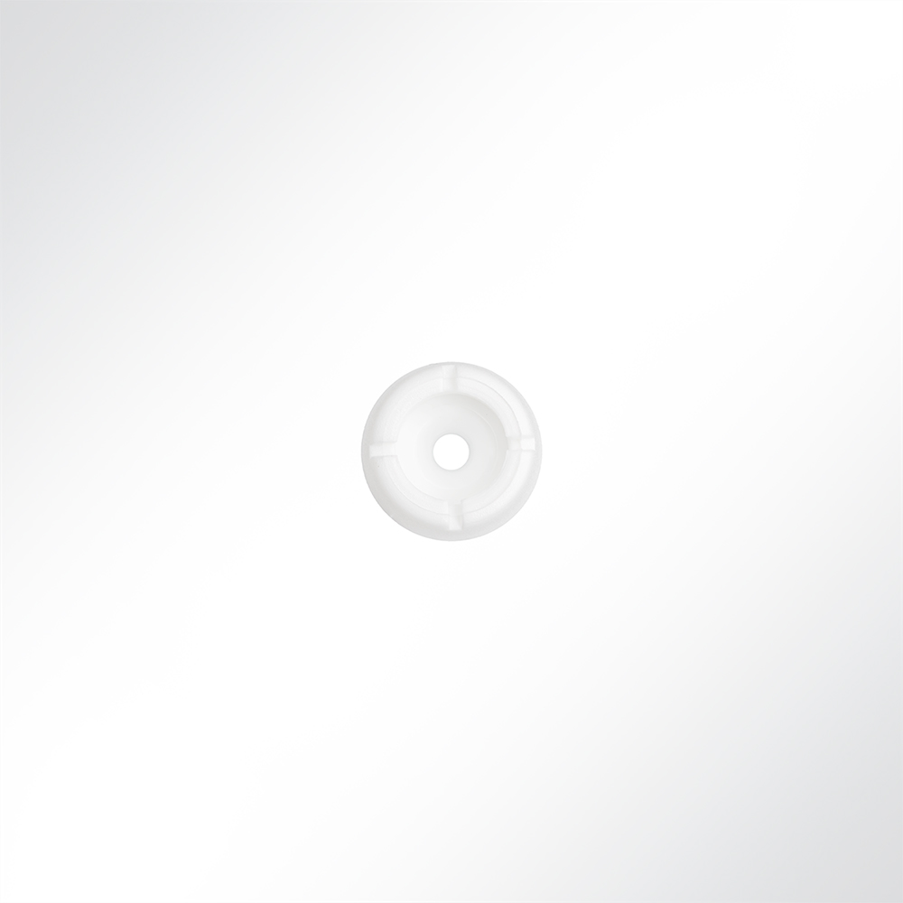 Artikelbild Druckknopf Nylon Kugel weiß