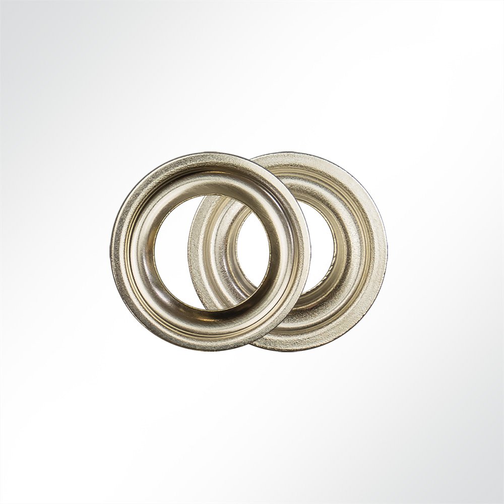 Artikelbild Rundöse messing vernickelt für Plane 12mm Öse