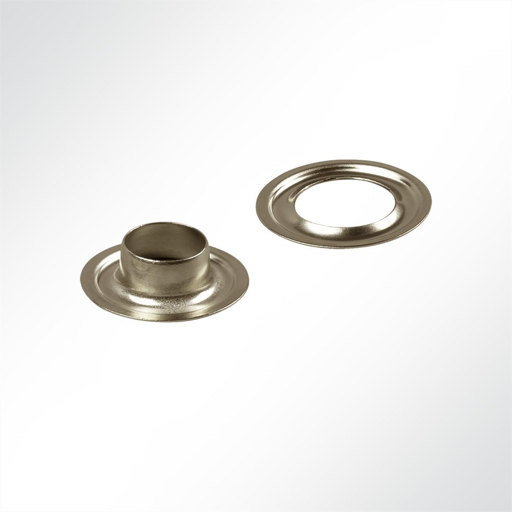 Artikelbild Rundöse messing vernickelt für Plane 12mm Öse
