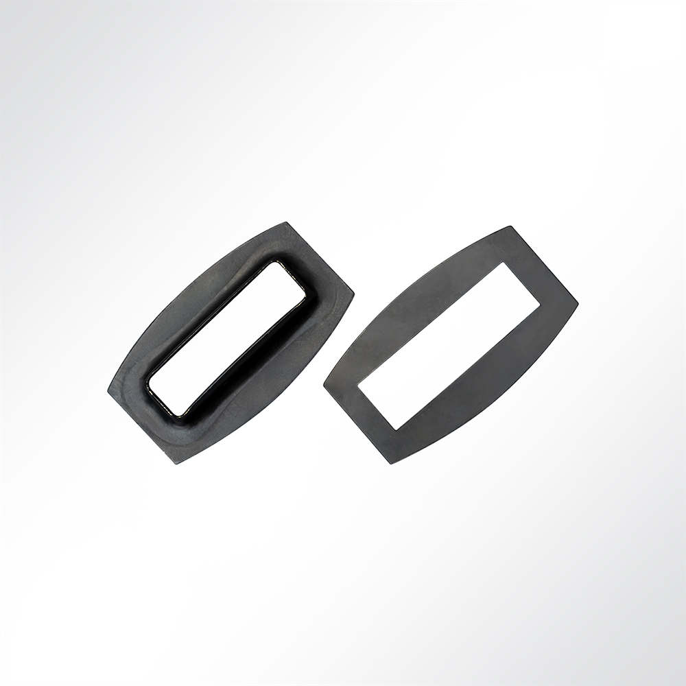 Artikelbild Rechtecköse 27x8mm schwarz