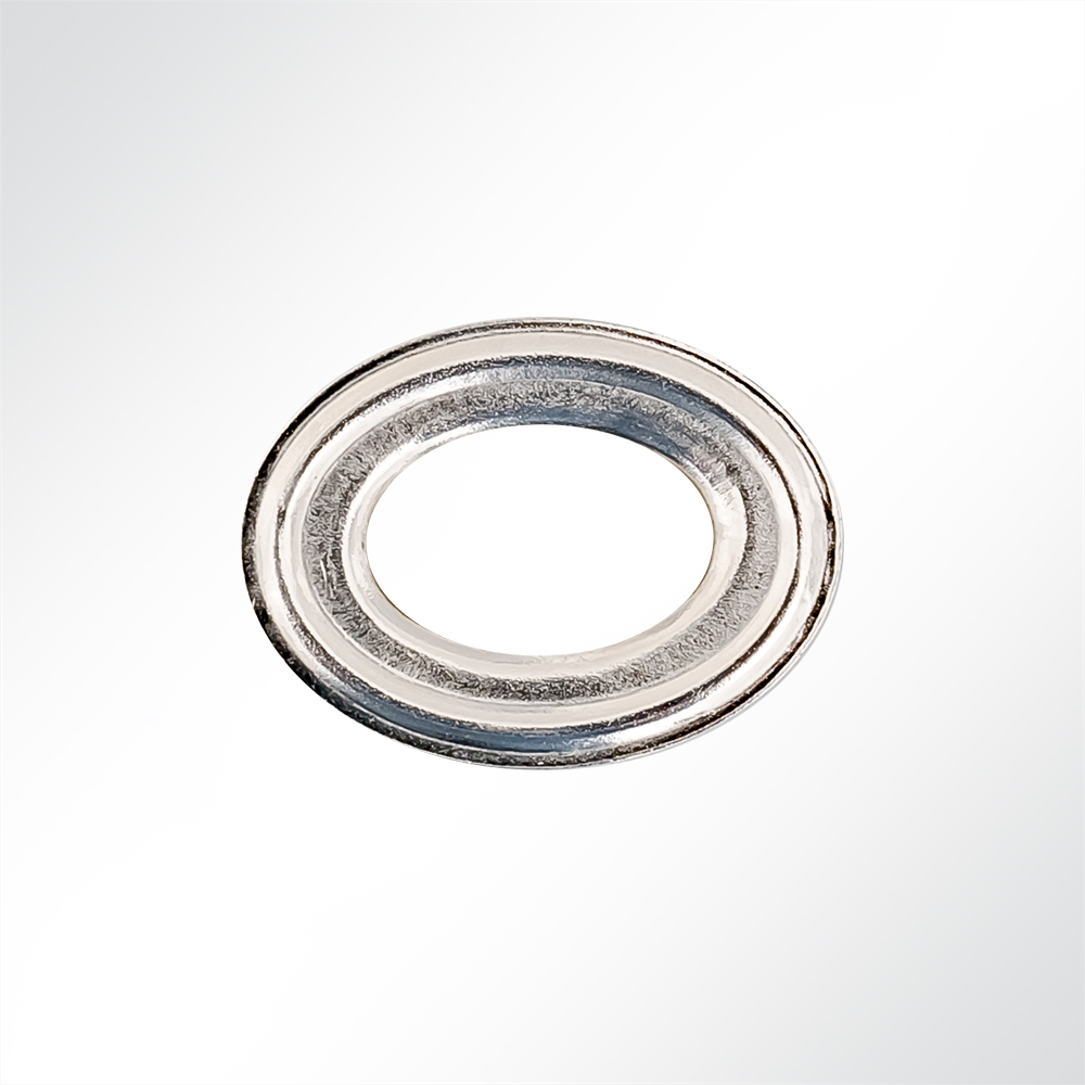 Artikelbild Ovalöse Messing vernickelt 15x9mm