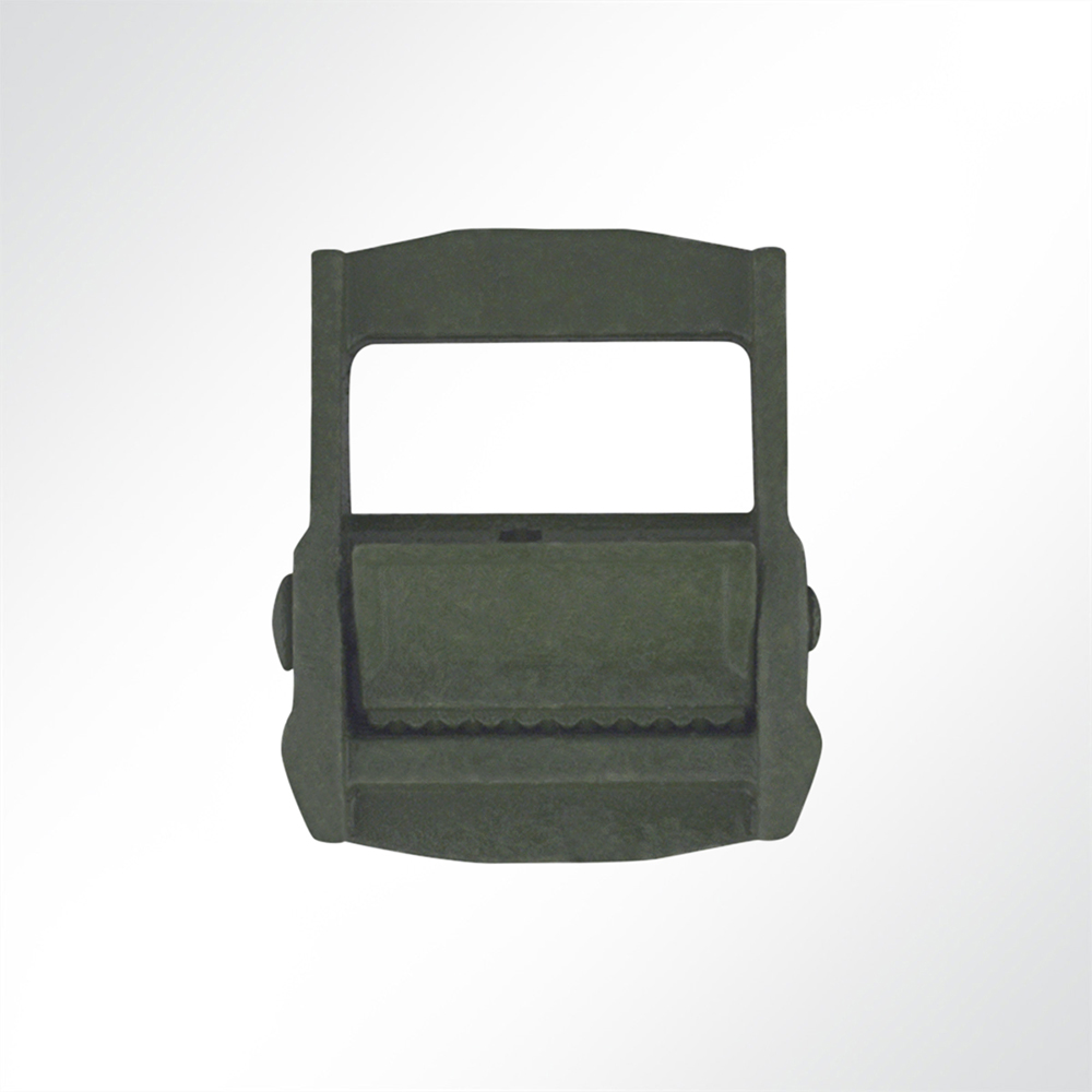 Artikelbild Verzinkte Klemmschnalle Gurtschnalle 25mm, 250kg militärgrün
