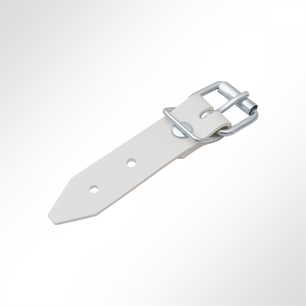 Artikelbild Schnallkappe Riemen Rollschnalle für Anhänger-Planen hellgrau