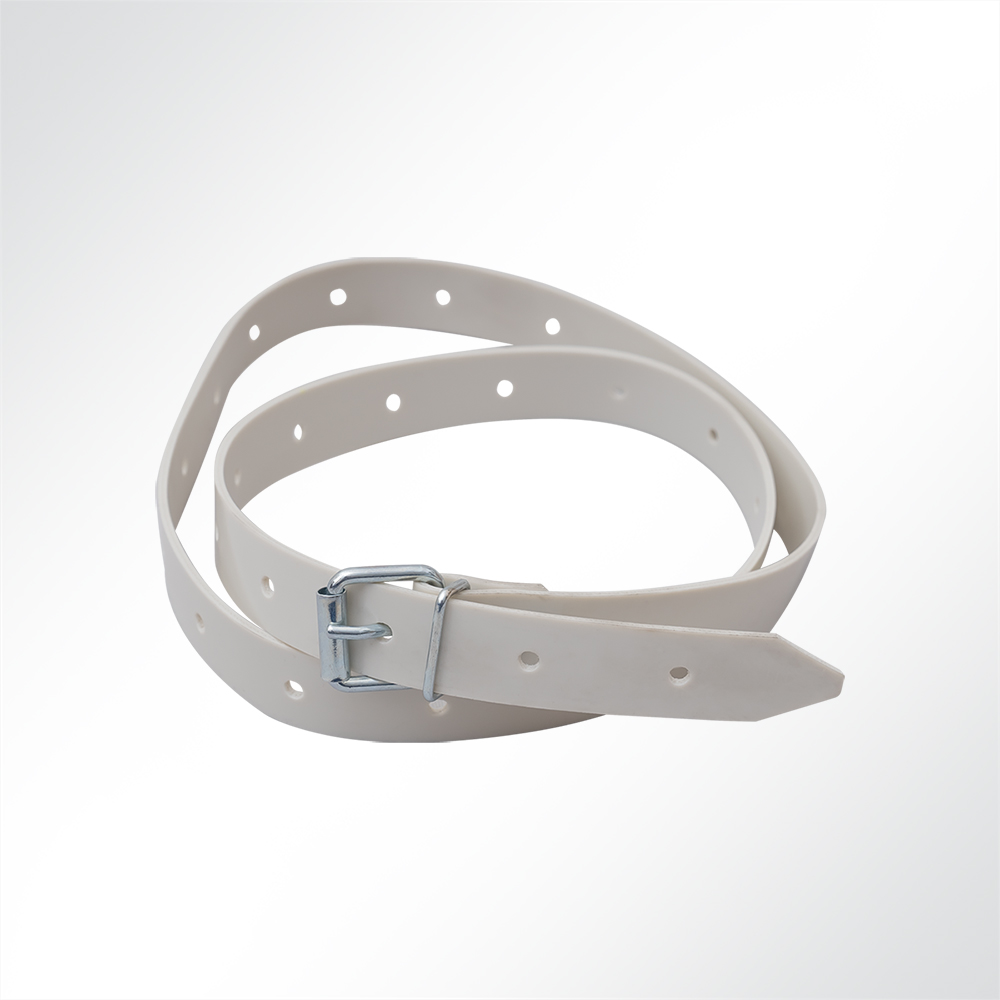 Artikelbild Schnallriemen mit Rollschnalle für Planen Grau, Länge 200mm