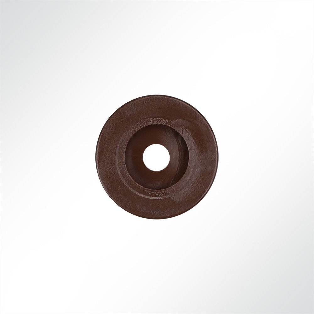 Artikelbild Rundknopf Planenknopf für Expanderseil 6-8mm braun