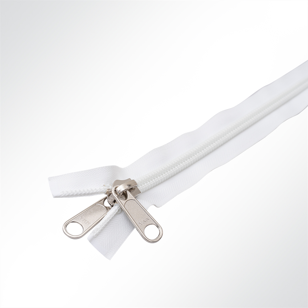 Artikelbild YKK® 10C Reißverschluss Zeltreisser, Spiral, teilbar, weiß, Länge 70cm
