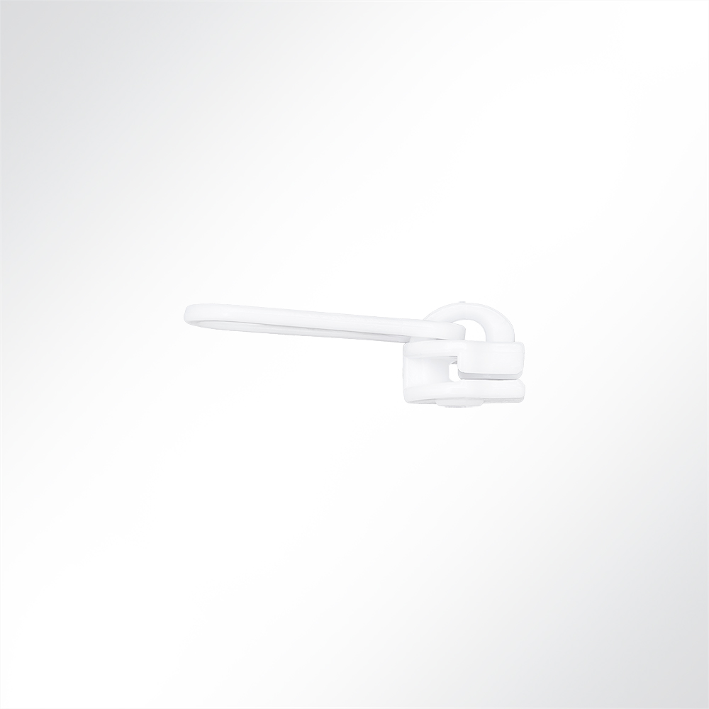 Artikelbild Einfachschieber CT06 Nylon Weiß für Spiralreißverschluss