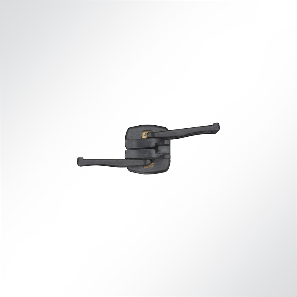 Artikelbild Doppelschieber CT10 schwarz für Zahnreißverschluss