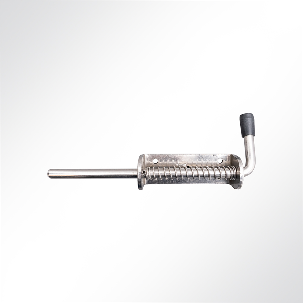 Artikelbild Torriegel Türriegel Federriegel Bolzen Bolzenriegel Feststeller Edelstahl Ø12mm, Länge 250mm