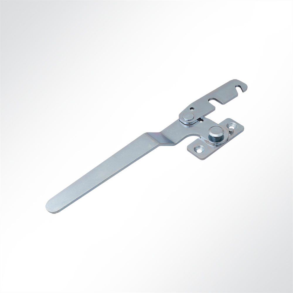 Artikelbild Hebelspannverschluss zum Umklappen mit Gegenhalter verzinkt links