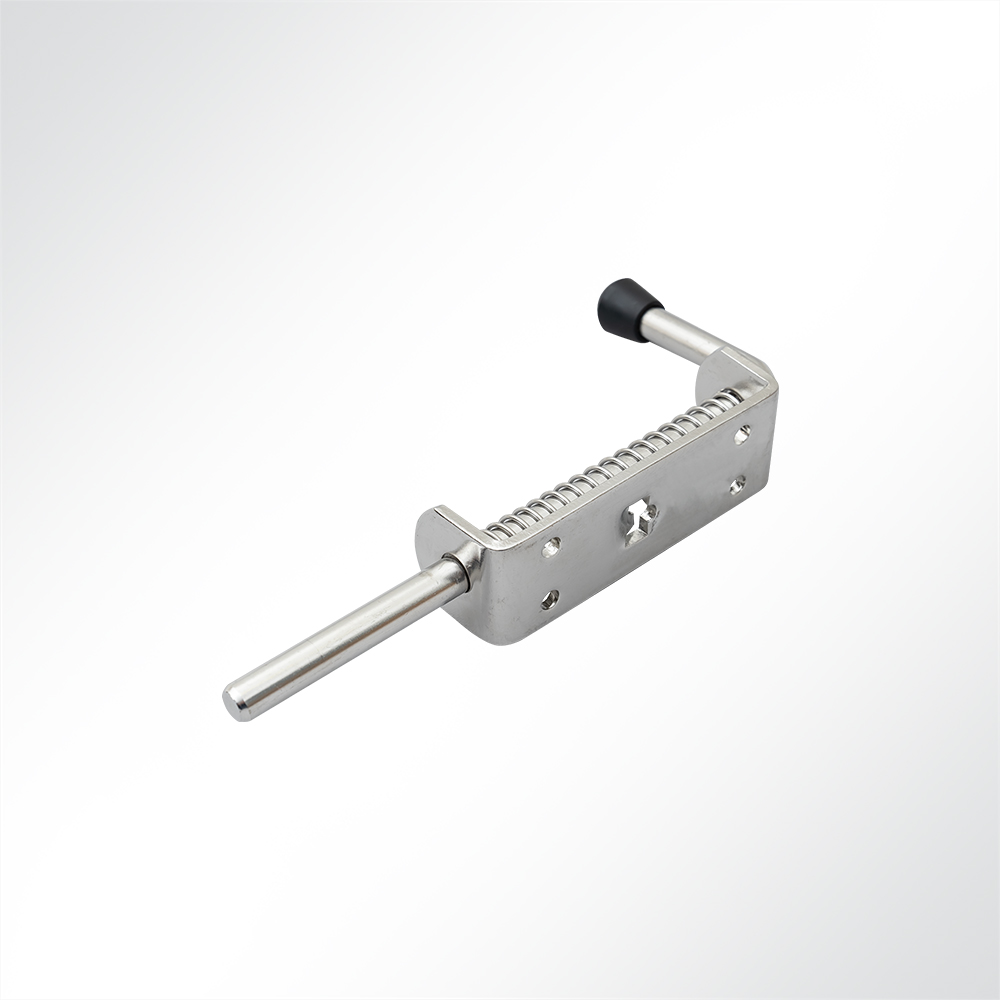 Artikelbild Torriegel Türriegel Federriegel Bolzen Bolzenriegel Feststeller Edelstahl Ø12mm, Länge 247mm