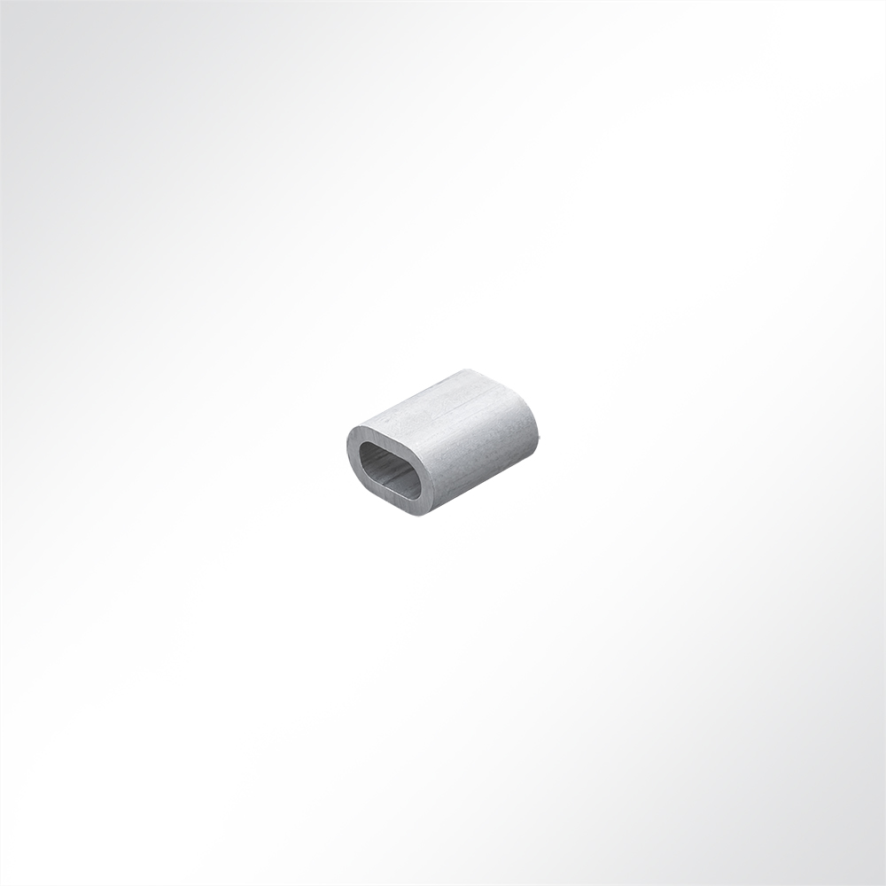 Artikelbild Muffen Pressklemmen Presshülsen für Seile Aluminium VE 1 Stück