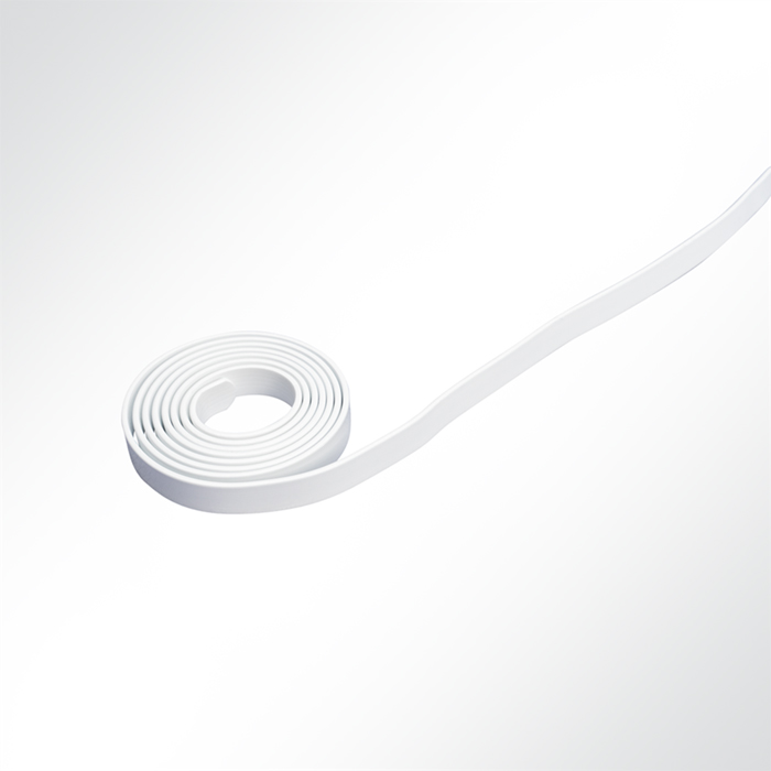 Bleistreifen lackiert Vorhang Beschwerer 200-240g weiß