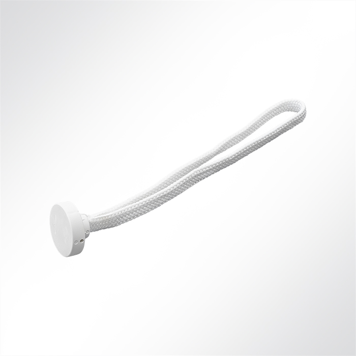 Spanngummi mit Knopf weiß/weiß 250mm