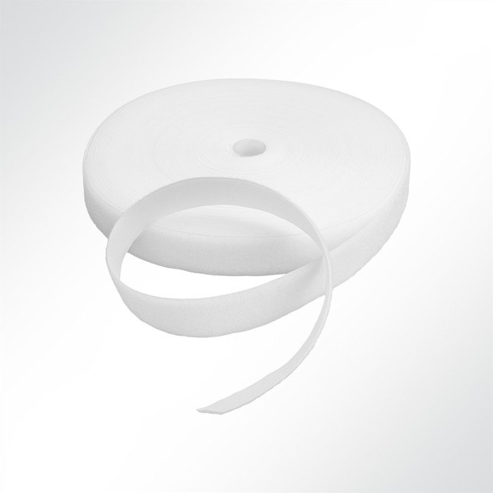 Flauschband weiß zum Hochfrequenzschweißen – Klettband, 20–100 mm breit