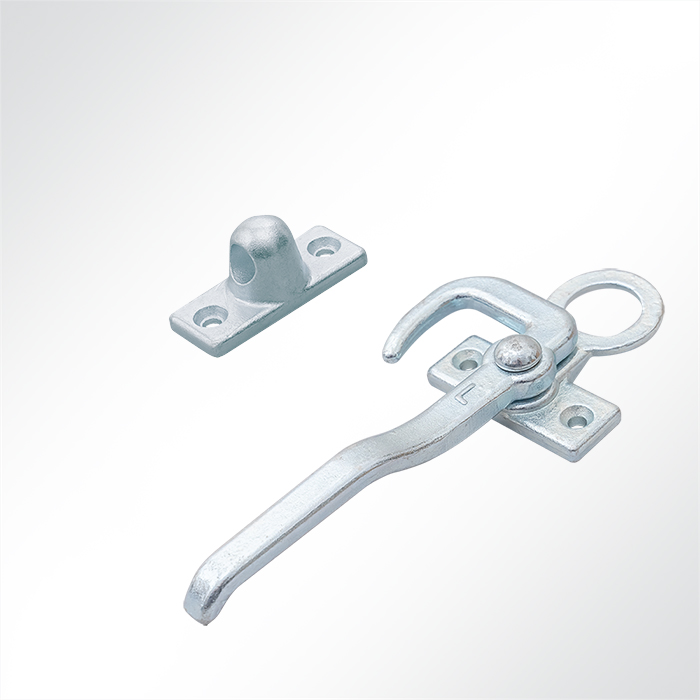 Winkelhebelverschluss verzinkt Bordwandverschluss mit Einfallöse Gegenhalter