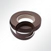 Vorschau Einfassband Polyester beidseitig PVC beschichtet B1 Breite 20mm Bordeaux Walnuss